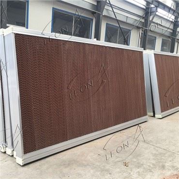 Păsări de curte Ferma de răcire cu aer Pad plastic evaporative răcire Pad
